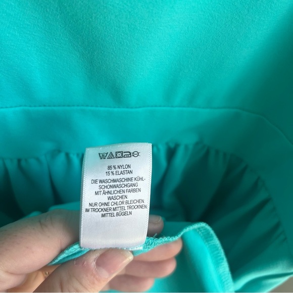 Cynthia Rowley Turquoise Mini Dress - Size Small - Picture 14 of 14
